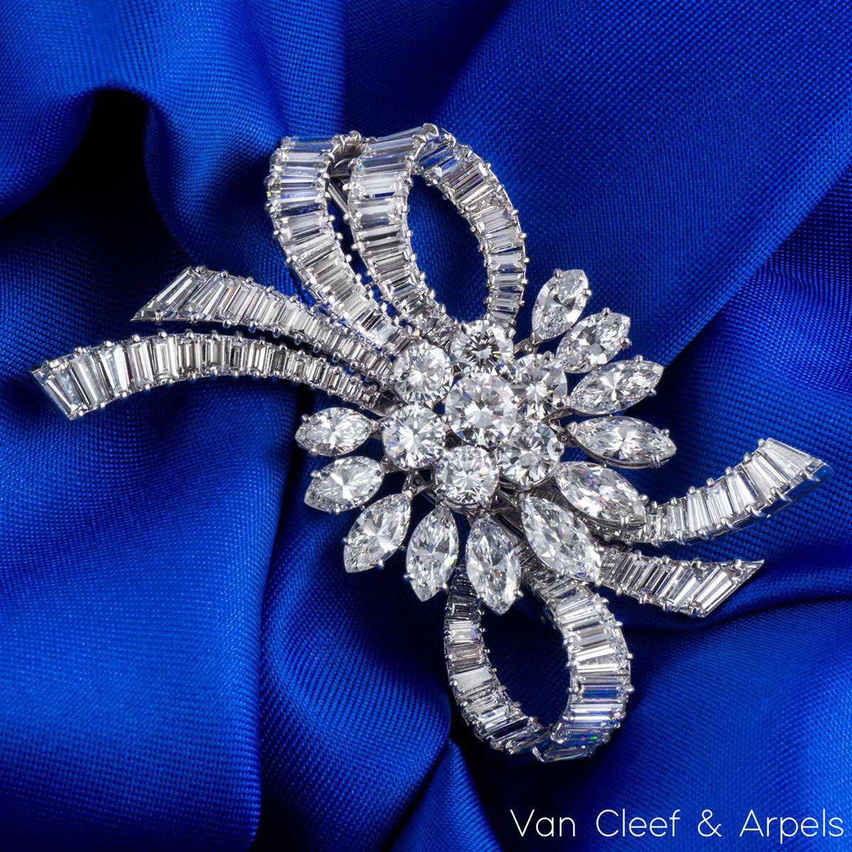 Van Cleef & Arpels Diamonds Brooch c.1950.